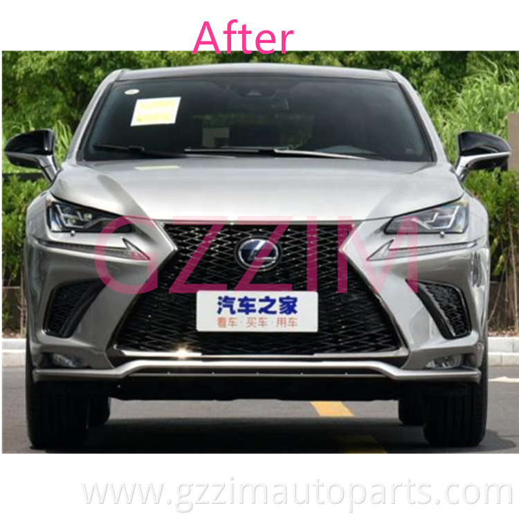 Auto Parts Front Body kit For Lexus NX 2015 to 2018 Sports Style Sports Grille